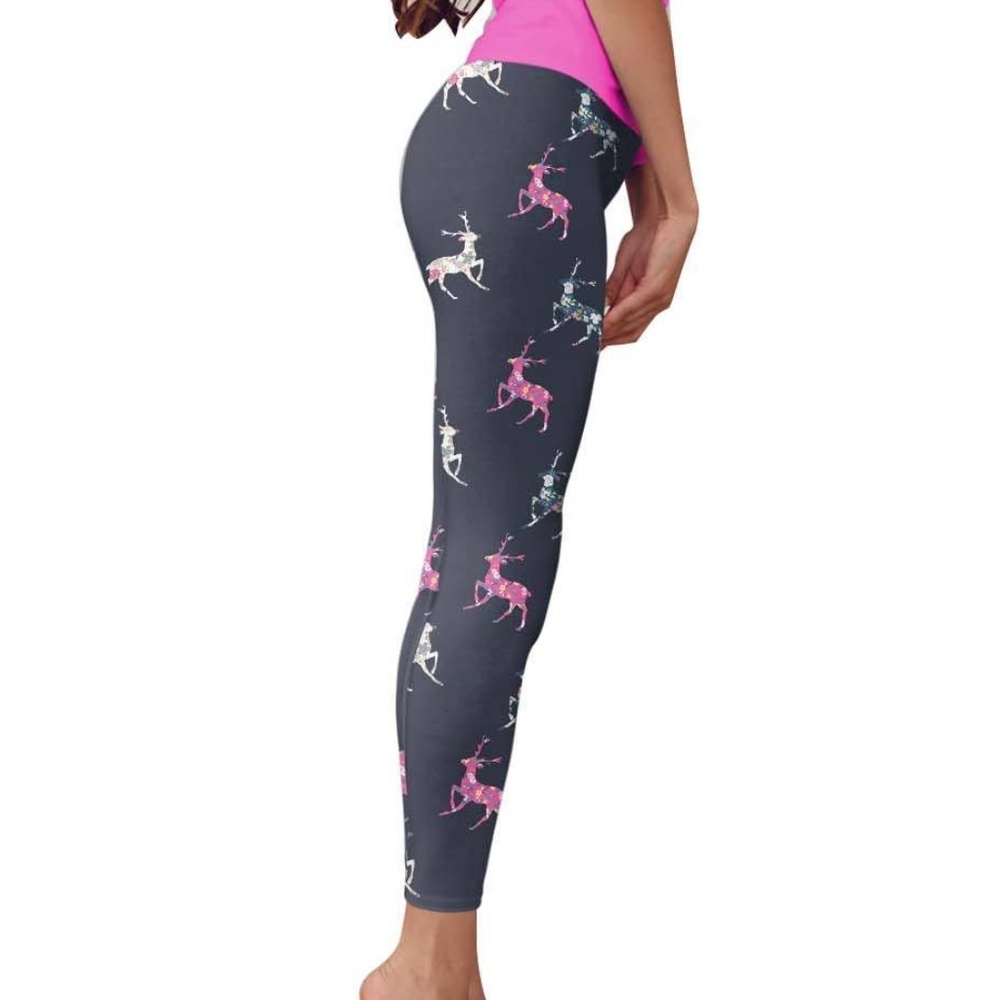 Charlies Project TC Tall and Curvy Vintage Deer Leggings NWT w Original Dust Bag